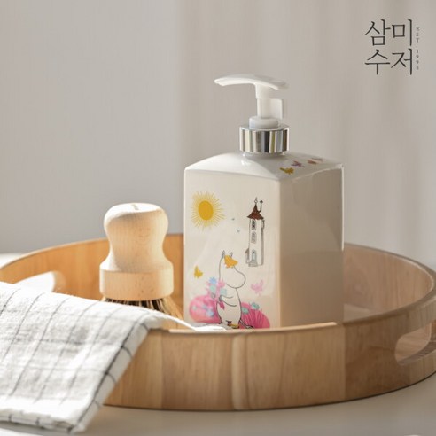 세탁 공간을 밝게 하는 귀여운 세제통