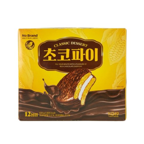 노브랜드 초코파이 12개입, 420g, 1개