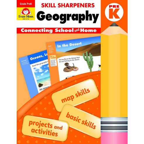 Skill Sharpeners Geography Grade PreK, Evan-Moor Educational Publis..