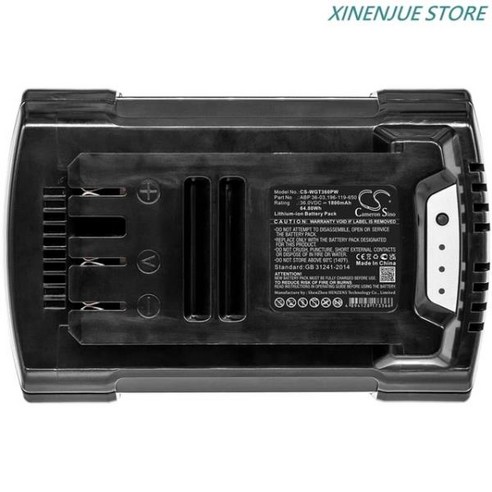 울프 가르텐 GTB 36 LBB 36 HSB 36 CSB 36 GTB36 LB 01 CHINA용 36V/1800mAh 원예 도구 배터리 ABP 36-03 196-119-650 싼타페dm배터리
