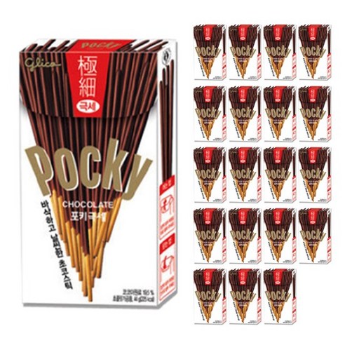 해태 포키 극세 44g, 20개