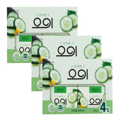 동산씨앤지 오이 비누, 100g, 8개