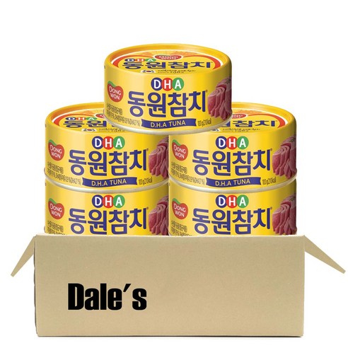 동원 DHA참치, 100g, 5개