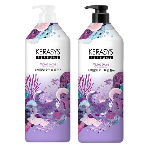 케라시스 퍼퓸 샴푸 1L + 퍼퓸 린스 바이올렛 로즈 1L