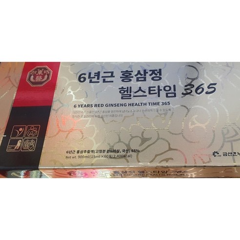 6년근 홍삼정 헬스타임 365 충남금산, 30개, 15ml