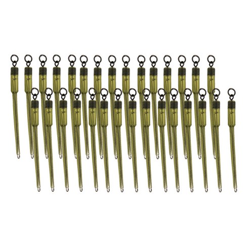 30pc 잉어 낚시 커넥터 회전 PVA 튜브 백 스템 솔리드 백 인서트 스템 내식성 충격 방지 내식성 및 녹 방지, 구리, 합금