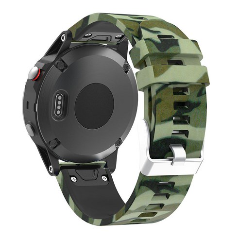 Garmin Approach S62 S60 MARQ Athlete Aviator 스트랩 가민 QUICKFIT 22mm 위장 고무 퀵 릴리스 손목 시계줄, #5, Quick Fit 22mm