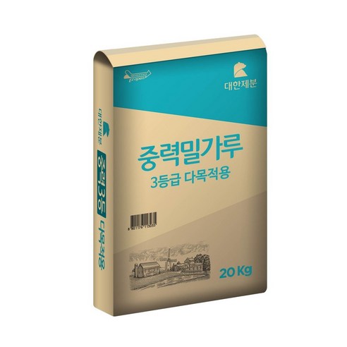 대한제분 곰표 공작밀가루, 20kg, 5개