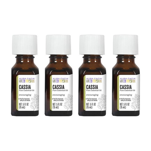 아우라카시아 퓨어 에센셜 오일 인커리징, Cassia Bark, 4개