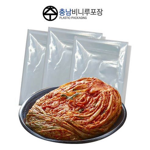 충남비니루포장 김장비닐봉투 투명, 80L(75x105), 25매입