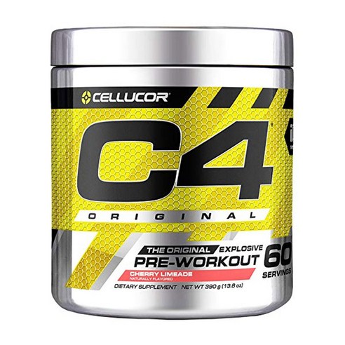 Cellucor C4 부스터 오리지널 헬스 프리워크아웃 체리 라임에이드 60 서빙 390 g, 390g, 1개