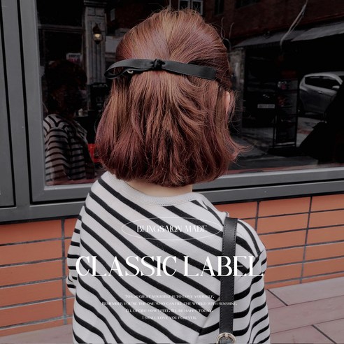[블링살롱made/국내제작] 프렌치무드 새틴 클래식 슬림 공단 리본핀 3타입