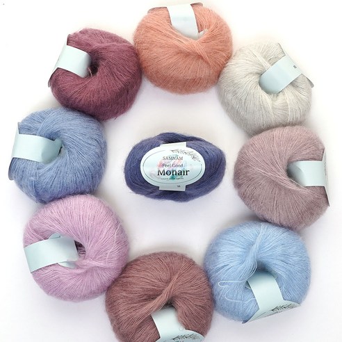 따뜻함과 부드러움이 가득한 모헤어 실