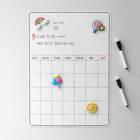 주방에서 사무실까지, 모든 공간에 조직성과 스타일을 더하는 리빙디자이어9 냉장고 자석 메모보드
