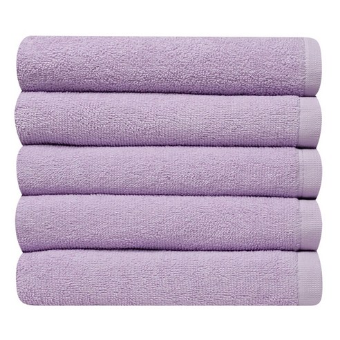 다주타올 데일리 호텔수건 30수 120g, 5개, 바이올렛