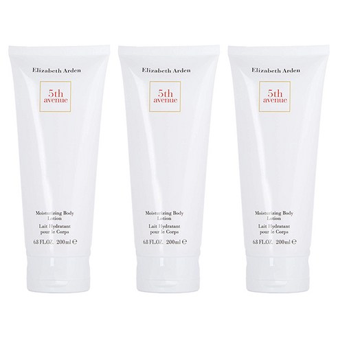 엘리자베스아덴 5th 애비뉴 모이스처라이징 바디 로션, 3개, 200ml
