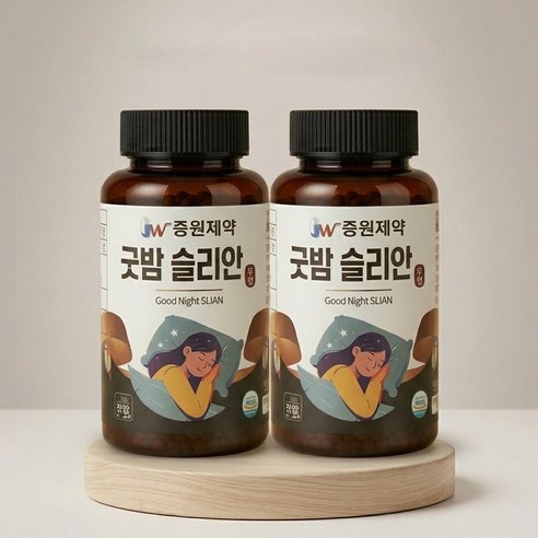 중원제약 굿밤슬리안 유기농 흑하랑상추환 수면 락투신, 2개, 100g