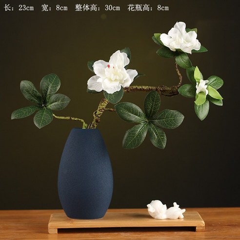 DFMEI Zisha Zen 꽃병 세라믹 수경 꽃꽂이 거실 가정 장식 티 테이블 작은 꽃꽂이 수예, 색깔2