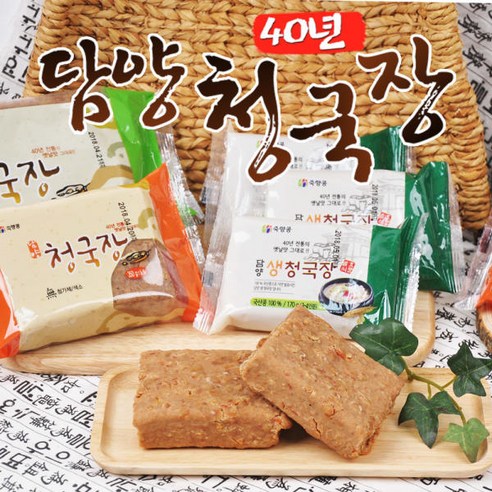 40년 전통 담양 생 청국장 170gx6개 국산콩 대용량업소용포함, 170g