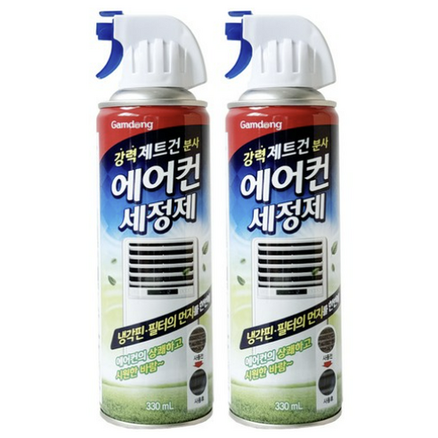 감동 에어컨 세정제, 330ml, 2개