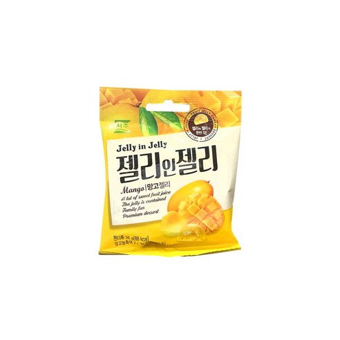 서주 젤리인젤리 망고, 26g, 12개