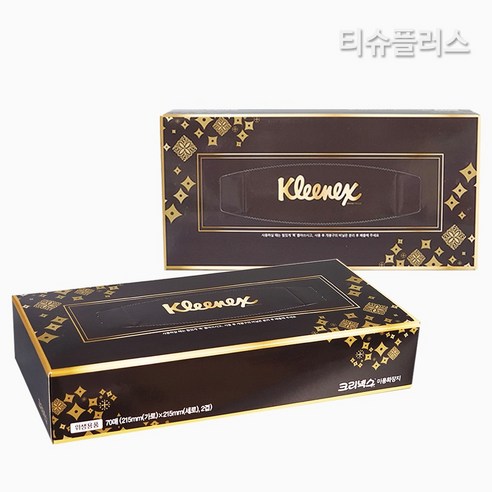 크리넥스 슬림형 미니 미용티슈 70매, 10개
