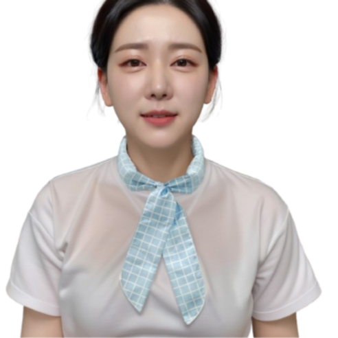 코코로니 아이스 쿨링 스카프, 스퀘어 워터민트, 1개