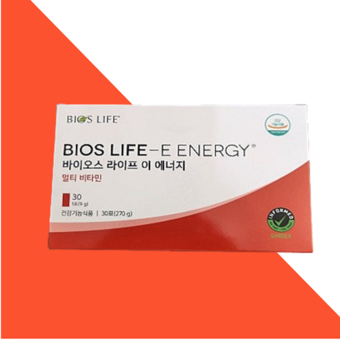 [유니시티] 바이오스 라이프 이 에너지 멀티비타민 E Energy 9g  2박스 60포 2달분