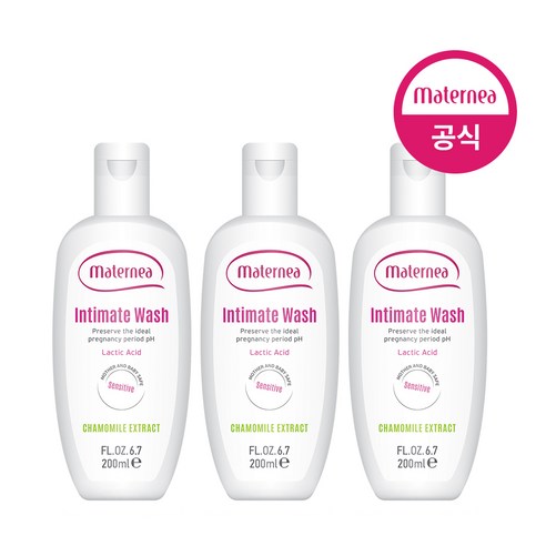 Since 1962 [펌프증정] 마더니아 약산성 여성 외음부 임산부 사용가능 청결제, 3개, 200ml
