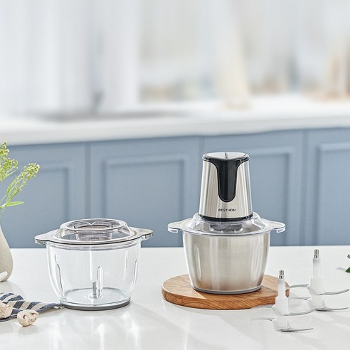 베스트하임 대용량 전동다지기 믹스몬 분쇄용기 야채 채소 이유식다지기, 1개