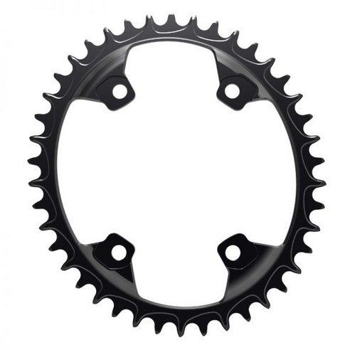 [정품] Alugear 알루기어 자전거 크랭크 이너 체인링 시마노 GRX 자갈 110 BCD 비대칭 4볼트용 알루가 좁은 와이드 ...