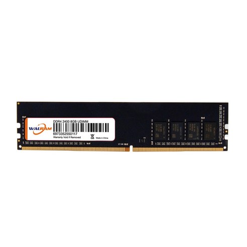 AFBEST WALRAM 메모리 모듈 카드 RAM DDR4 8GB 2400Mhz Pc4-2400 데스크탑용 288Pin, 검은 색