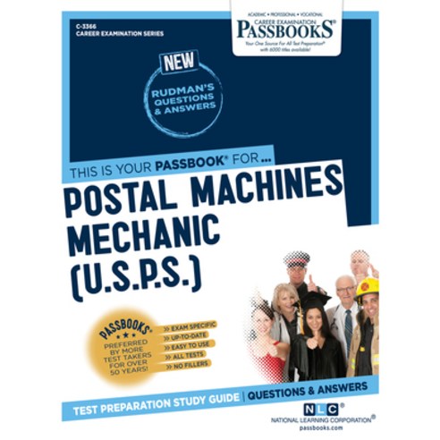 Postal Machines Mechanic (U.S.P.S.) Volume 3366 Paperback, Passbooks, English, 9781731833662