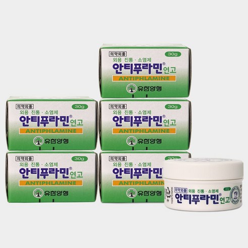 안티푸라민 30g x 5개 바르는 파스 진통소염제, 20개