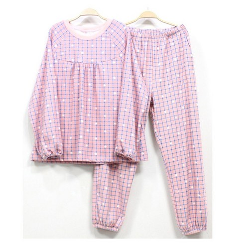 [서울양품점] 여성용 젤리 쫀쫀 양면기모 상하세트[JB8550] 잠옷 홈웨어