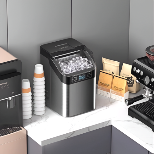 냉장고 얼음, 이제 기다리지 마세요! 큐브쿨 대용량 제빙기로 시원한 여름 준비 끝!