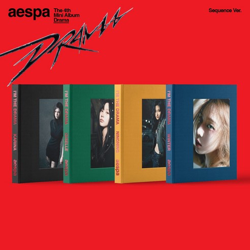 에스파 (aespa) - Drama (에스파 미니앨범 4집. 옵션 선택), Scene Ver. 랜덤 (1CD)