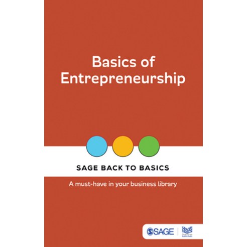 (영문도서) Basics of Entrepreneurship Paperback, Sage Response, English, 9789391138257