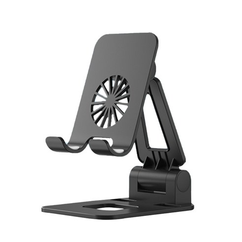 안정적이고 비 슬립 데스크탑 전화 홀더 크래들 도크 태블릿 책상 테이블에 대 한 스탠드, 검은 색