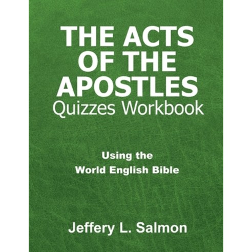(영문도서) The Acts of the Apostles Quizzes Workbook Paperback, Trilogy Christian Publishing, English, 9798890410917