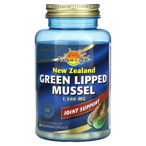 네이쳐스라이프 뉴질랜드 초록입홍합 1500mg 비건 90베지캡슐, 뉴질랜드 초록입 홍합 500mg 캡슐 90정, 2kg, 1개
