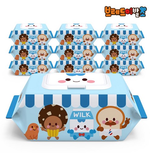 소중한 아기를 위한 안심 선택, 브레드이발소 윌크 아기물티슈