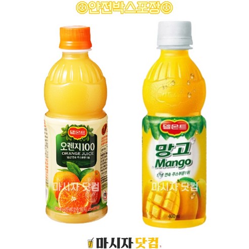 v 델몬트 오렌지 400ml 10페트 + 델몬트 망고 400ml 10페트 총 20페트, 1세트