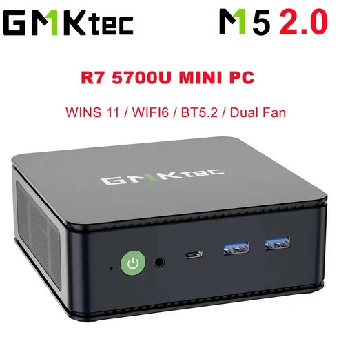 7840 HS 미니 PC 고성능 게임 GMKtec 데스크탑 게임용 컴퓨터 윈도우 11 프로 DDR4 NVME SSD PCIE 30 Wifi6 BT52 듀얼 25G Lan R7 57, 없음, 없음, 1)NO RAM NO ROM NO OS 미국