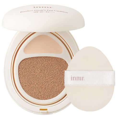 인뮤 포어레스 듀얼핏 에그 쿠션: 결점 없는 도자기 피부를 위한 혁신적인 선택 커버력좋은쿠션