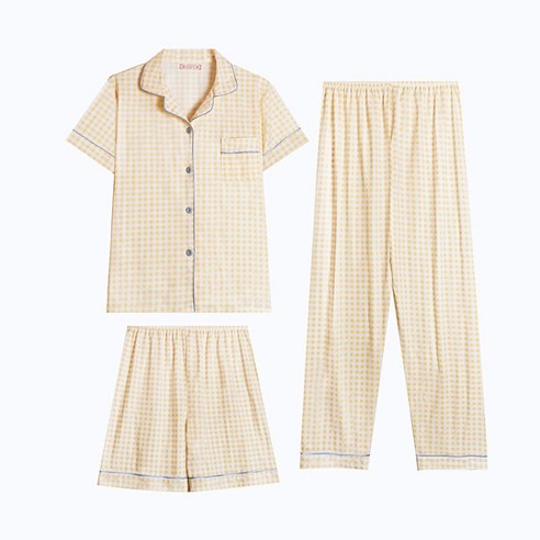 편안함과 스타일을 한번에! 사계절 활용 만점 파자마 세트