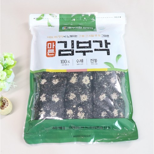 딸부잣집 마른 김부각 1봉 40매