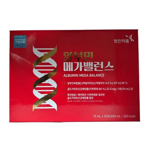 영진약품 알부민 메가밸런스 15ml 30포, 1개, 30회분