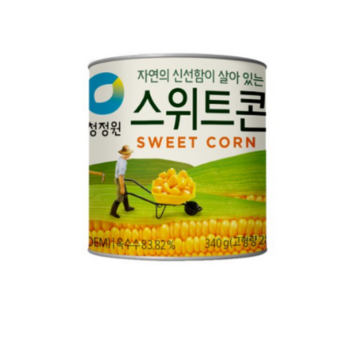 청정원 스위트콘 통조림, 340g, 3개