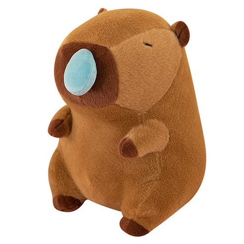 콧물 흘리는 카피바라 인형, 25cm, 혼합색상, 1개